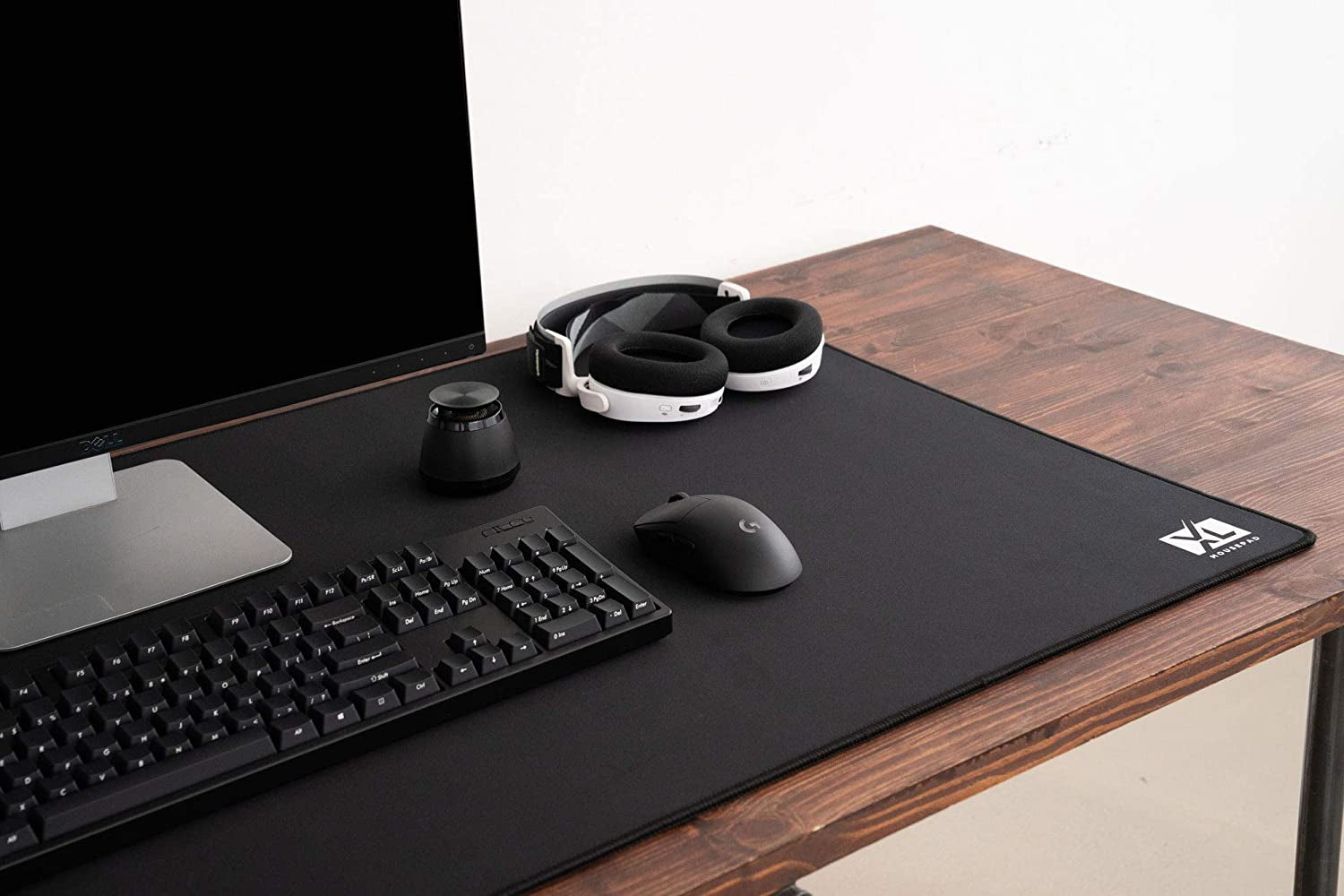 3XL Oversized Gaming Mouse Pad (48'' x 24'') - Extra Large Desk Mat with Super Thick Nonslip Rubber Base and Waterproof Surface (Black)