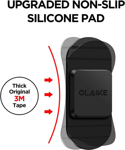 OLAIKE Car Mount for Auto,Car Mount Bracket Holder - Bendable Base - Stick to Flat or Oblique Car Face with 3M Tape - New Universal Dashboard Car Mount Fits for All Cars,Base