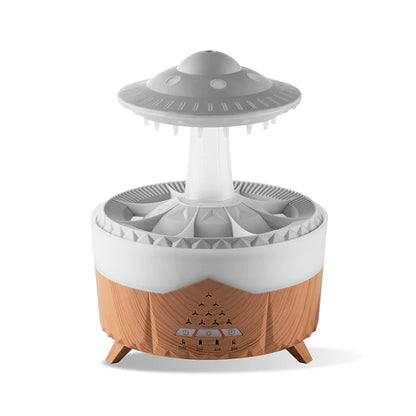 New UFO Raindrop Humidifier Water Drop Air Humidifier USB Aromatherapy Essential Oils Aroma Air Diffuser Household Mist Maker Home Decor