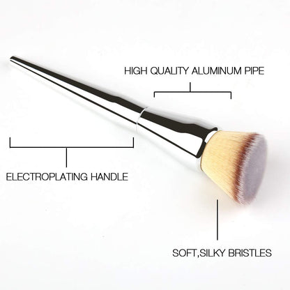 Foundation Brush,Daubigny Large Powder Brush Angled Top Premium Durable Kabuki Makeup Brush Perfect for Blending Liquid,Cream and Flawless Powder,Buffing, Blending,Concealer