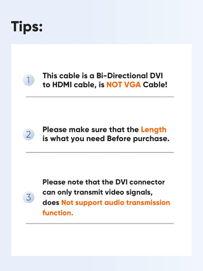 Cablecreation DVI to HDMI Cable, 5Ft HDMI Male to DVI-D Male Bi-Directional Adapter Cable, HDMI to DVI-D 24+1 High Speed Cable Support 1080P HD for Raspberry Pi, Roku, Xbox One, PS5, Blue-Ray