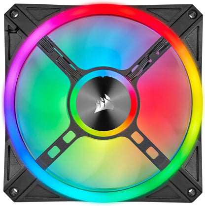 Corsair QL Series, QL140 RGB, 140Mm RGB LED Fan, Single Pack, Black