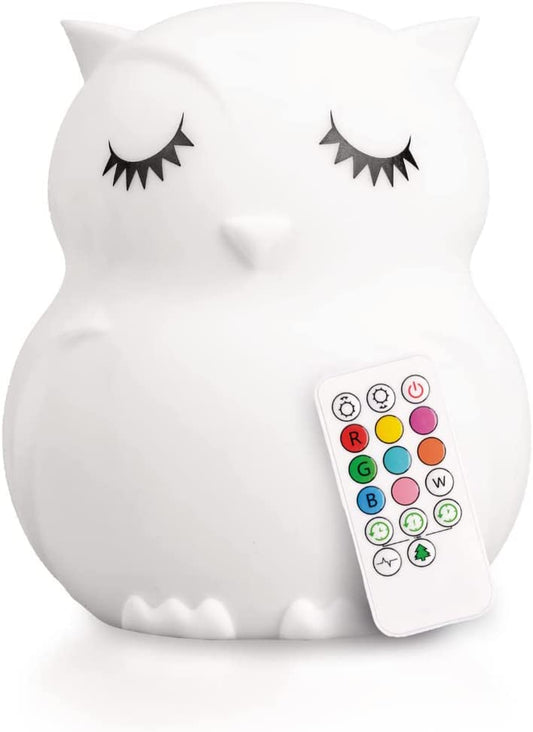 Lumipets, Night Light Kids, Kids Lamp, Kids Night Light, Baby Night Light, Toddler Night Light, Cute Night Light, Owl Night Light for Girls, Nightlight for Kids Room, Rechargeable Battery