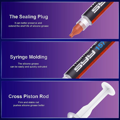 Thermal Paste, SYY 2 Grams CPU Paste Thermal