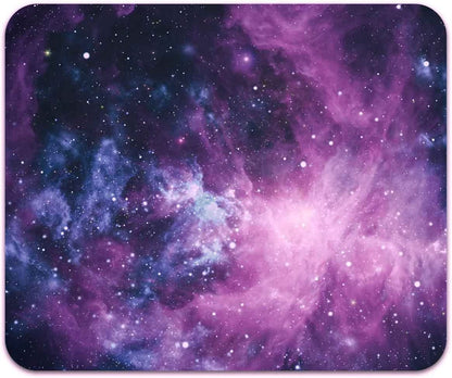 Audimi Cute Mouse Pad, Purple Galaxy Mouse Pad 9.5X7.9 Inch (24X20X0.3Cm)