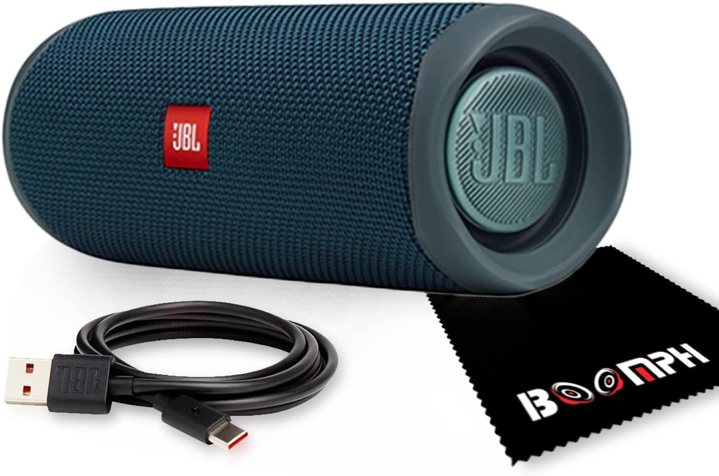 JBL Flip 5: Portable Wireless Bluetooth Speaker, IPX7 Waterproof - Blue