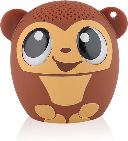 My Audio Pet Mini Bluetooth Animal Wireless Speaker for Kids of All Ages - True Wireless Stereo – Pair with Another TWS Pet for Powerful Rich Room-Filling Sound (GOGO Bananas-Monkey)